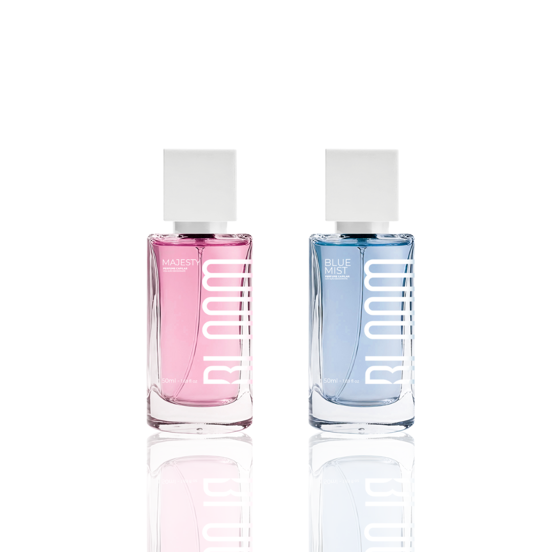 Kit 2 Perfumes Capilares – Majesty e Blue Mist