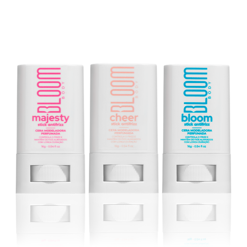 Stick 3 Antifrizz – Cheer, Majesty e Bloom 16g