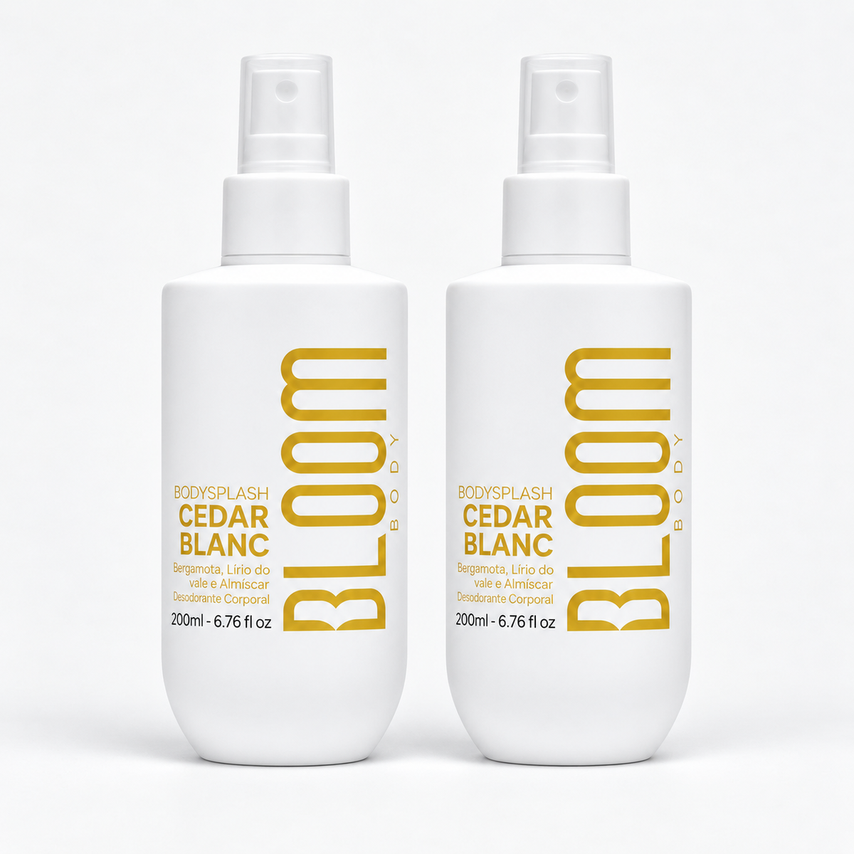 Kit 2 Cedar Blanc Body Splash- Desodorante Colônia 200ml