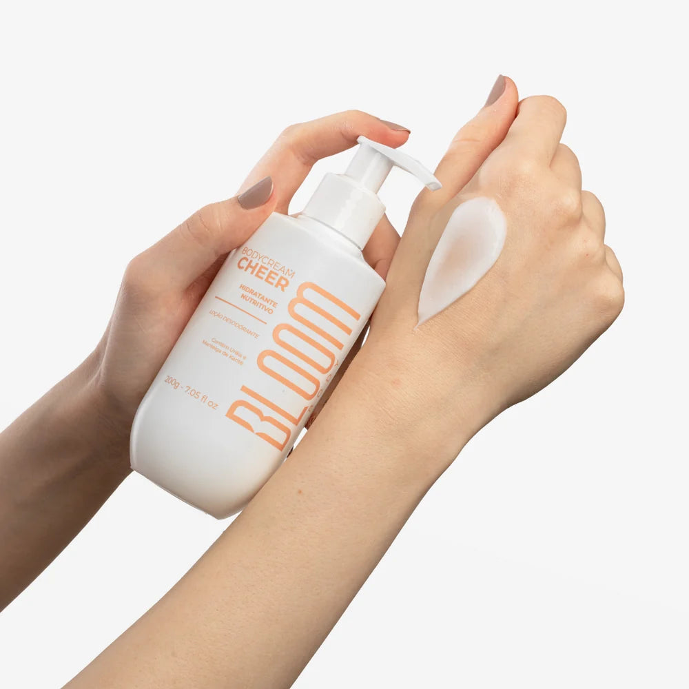 Kit Ritual de Luxo Cheer  Body Cream, Body Splash, Sabonete, Desodorante e Perfume Capilar