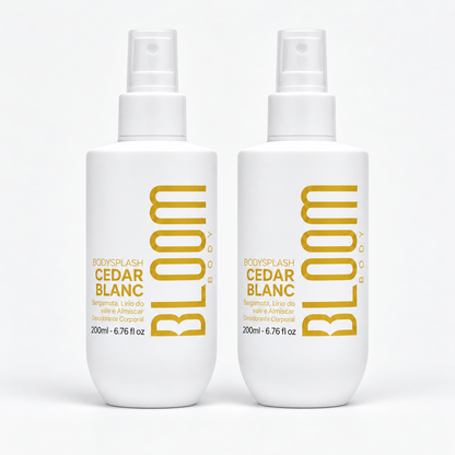 Kit 2 Cedar Blanc Body Splash- Desodorante Colônia 200ml
