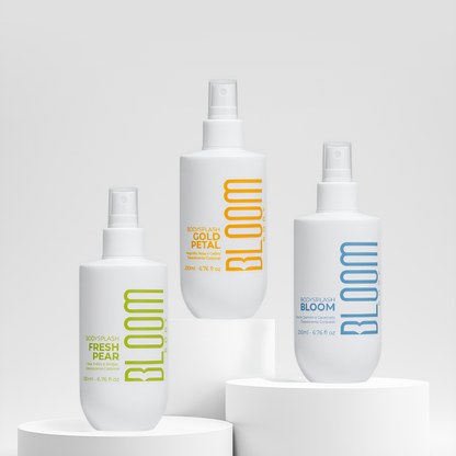 Kit 3 Body Splash Desodorante Colônia 200ml - Fresh Pear, Gold Petal e Bloom