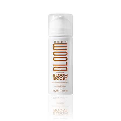 Iluminador Corporal Bloomboost 120ml, Glow Perfeito e uma Pele Irradiante