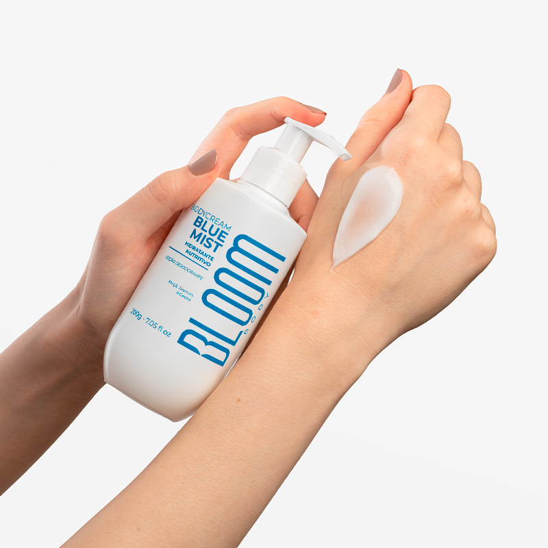Kit Body Splash, Body Cream e Perfume Capilar Blue Mist