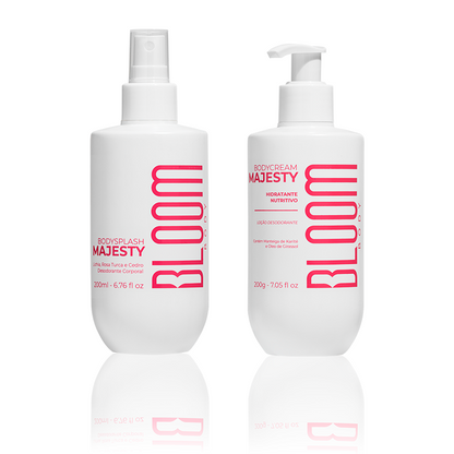 Kit Body Cream e Body Splash Majesty