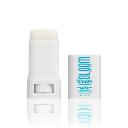 Stick Antifrizz Bloom – Cera Modeladora Perfumada com Proteção Térmica – 16g