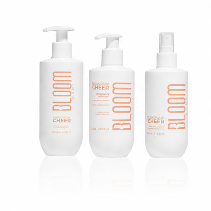 Kit  Body Splash, Body Cream e Sabonete Cheer