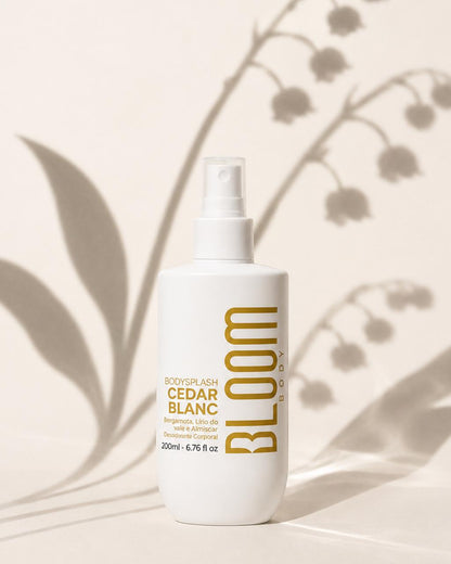 Kit  Body Cream e Body Splash Cedar Blanc