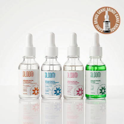 Kit de Sérum Facial Bloom Body: O Cronograma Completo para sua Pele